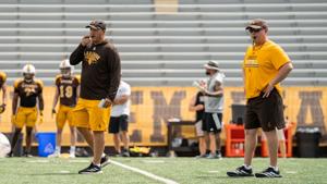 Sawvel and Aaron Bohl at fall camp