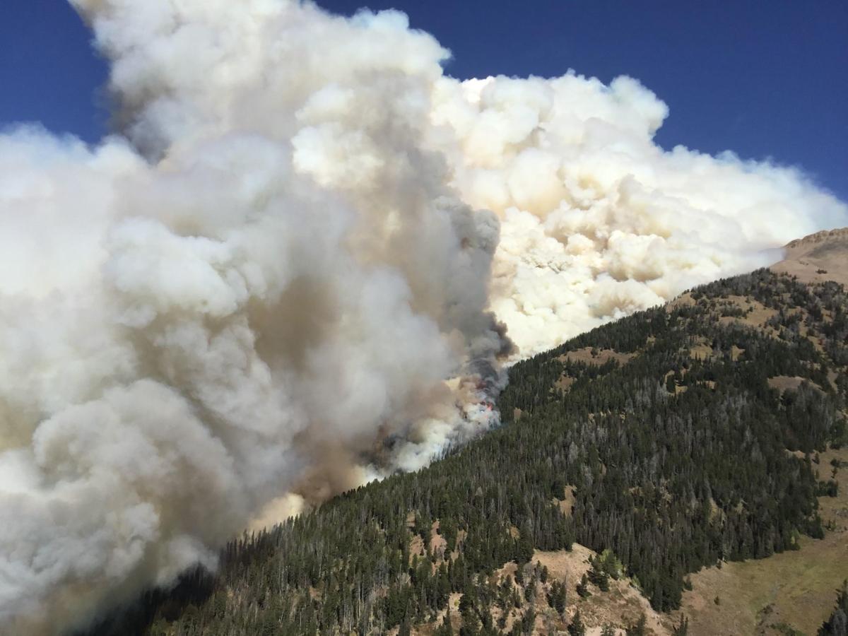 Southern Wyoming wildfire slows thanks to weather; blaze in Sublette