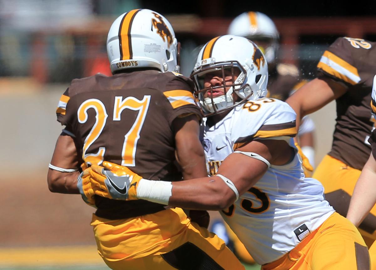 Gold Defeats Brown 3 0 In Low Scoring Wyoming Spring Game
