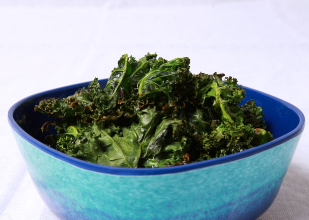 Homemade kale chips