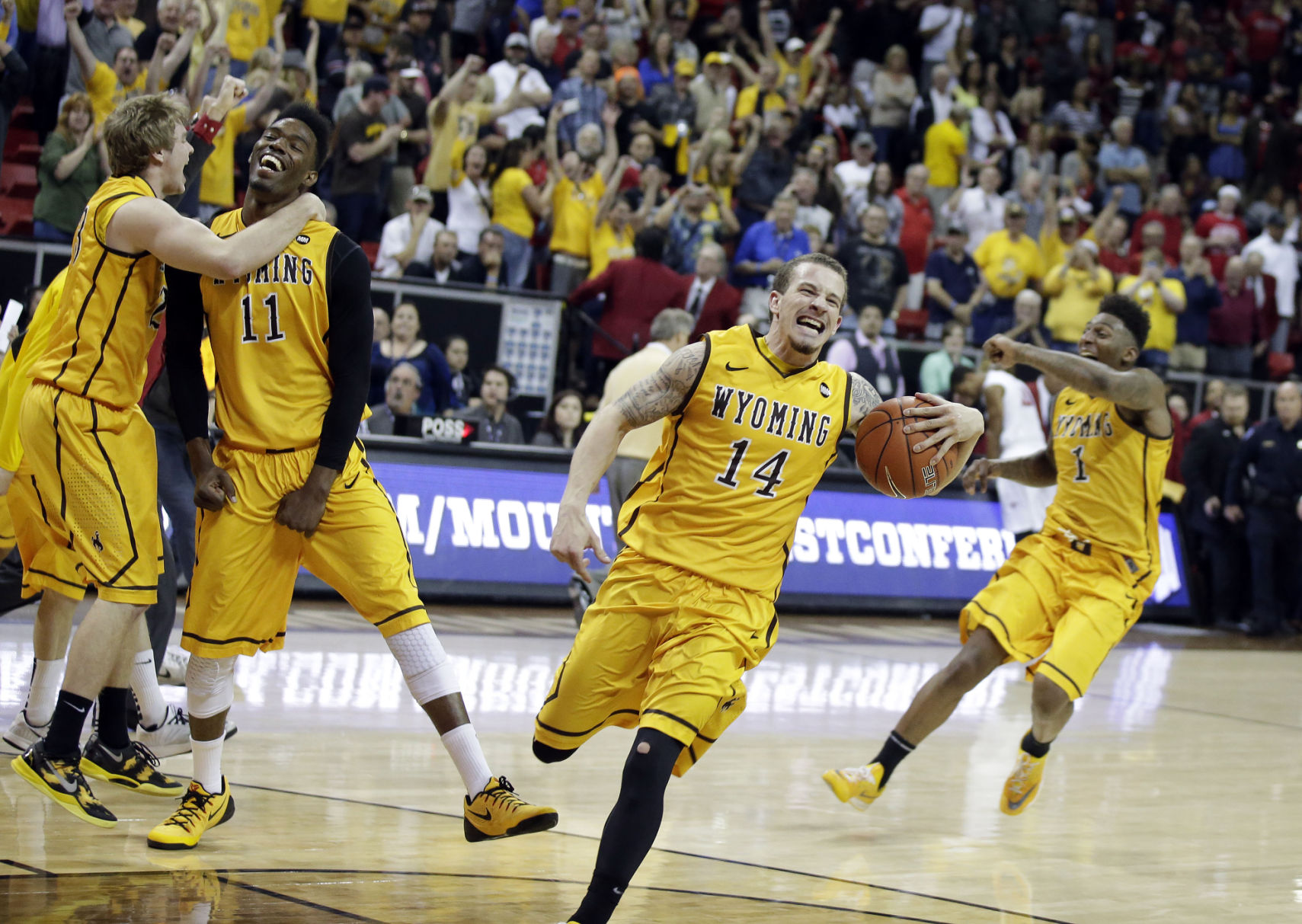 Gallery: Wyoming Men's Basketball Wins Mountain West Tournament