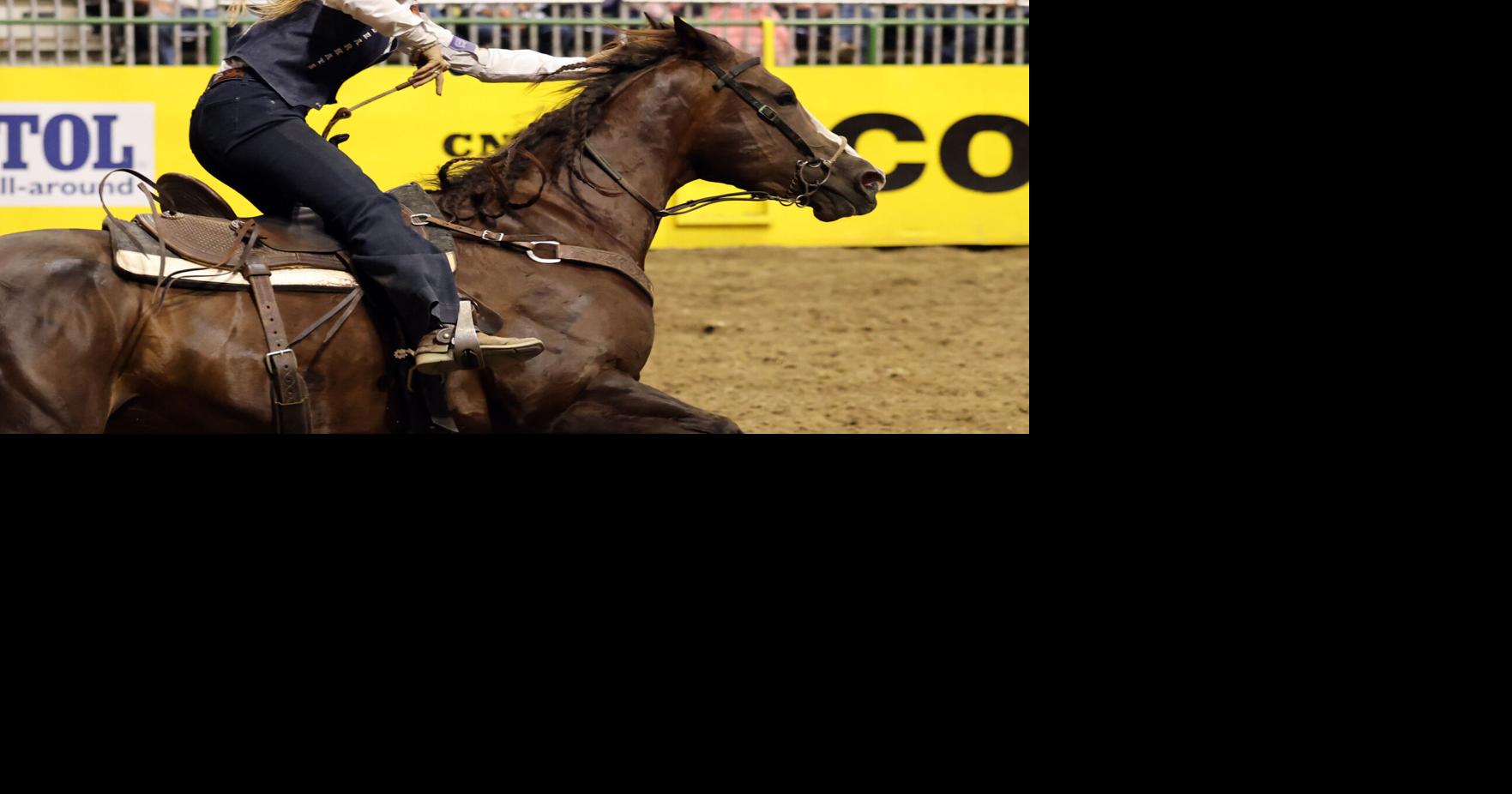 Sam Houston barrel racer overcomes torn ACL to take on CNFR