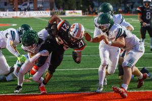 Brodey Wilcox scores 5 touchdowns as Natrona County shuts out Kelly Walsh