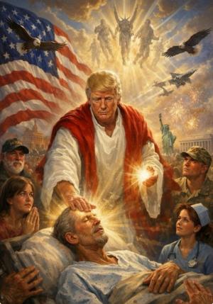 Americans don't like Trump's Jesus posts and back Pope Leo, poll shows