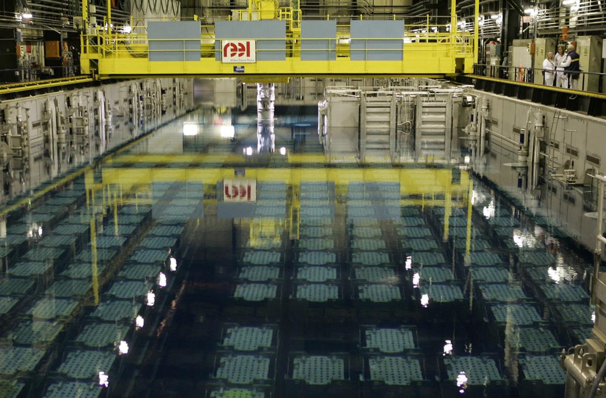 nuclear waste storage pool