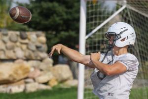High school football practice kicks off