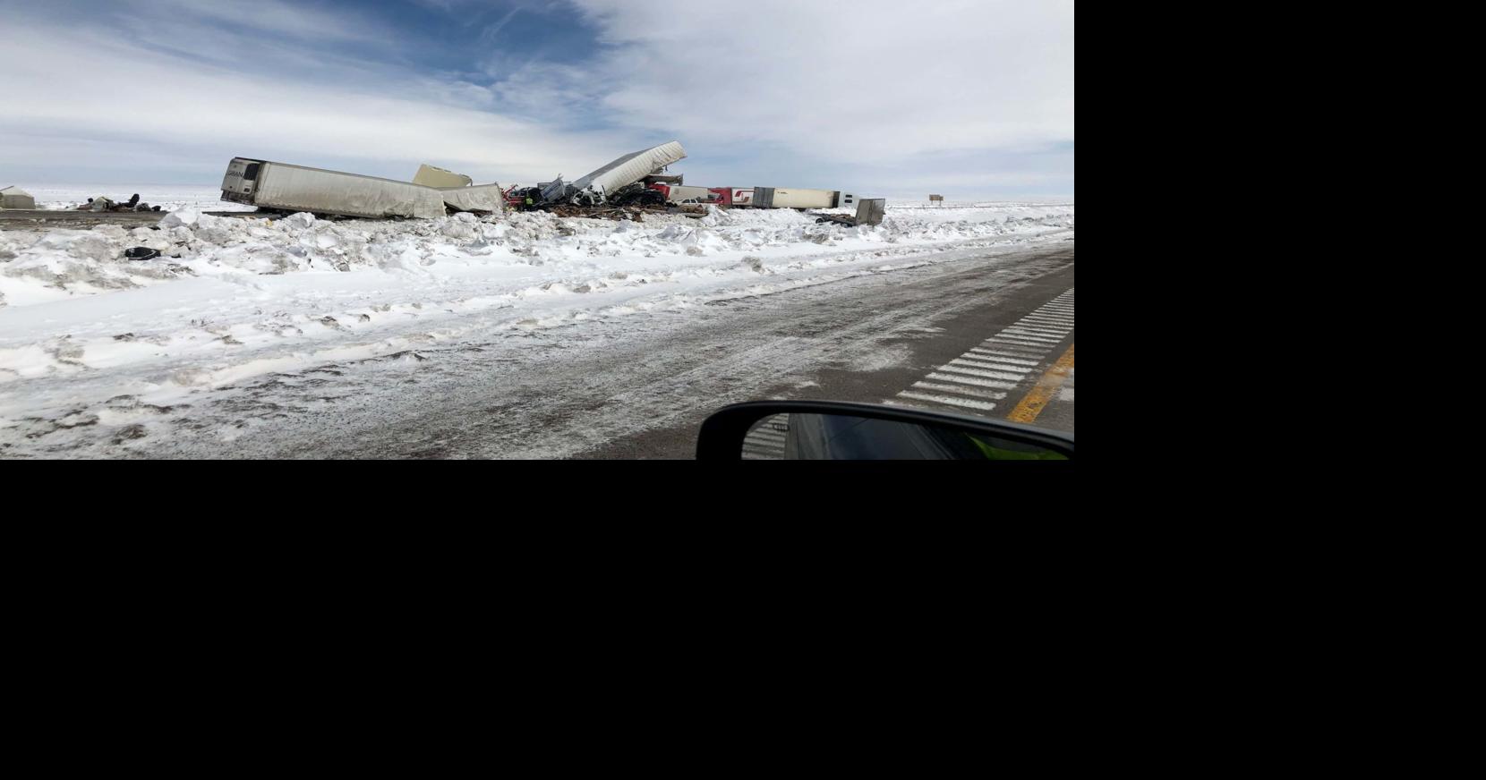 Jackknifed semitruck led to fatal pileup on Interstate 80, highway