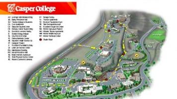 Casper College Campus Map Casper College parking and shuttle map | | trib.com Casper College Campus Map Casper College parking and shuttle map | | trib.com