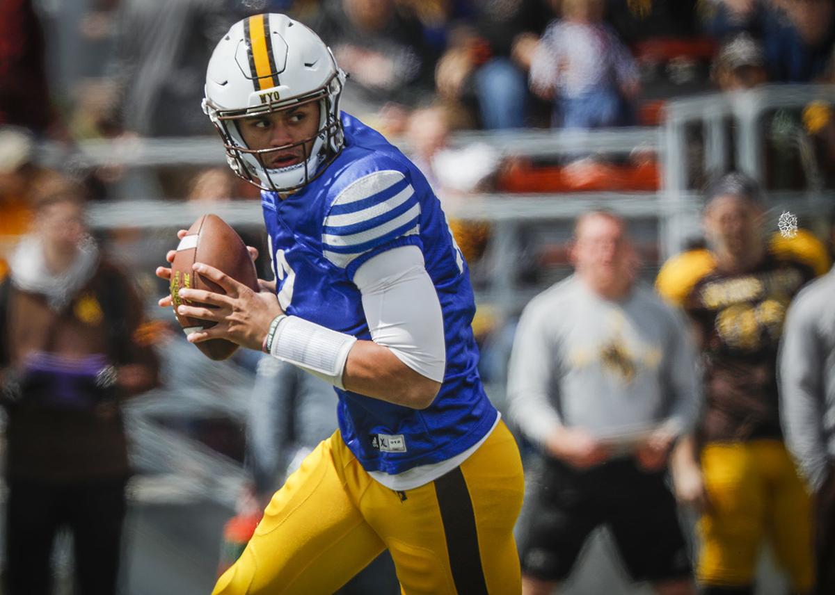 Where does the QB competition stand heading into Wyoming's spring game
