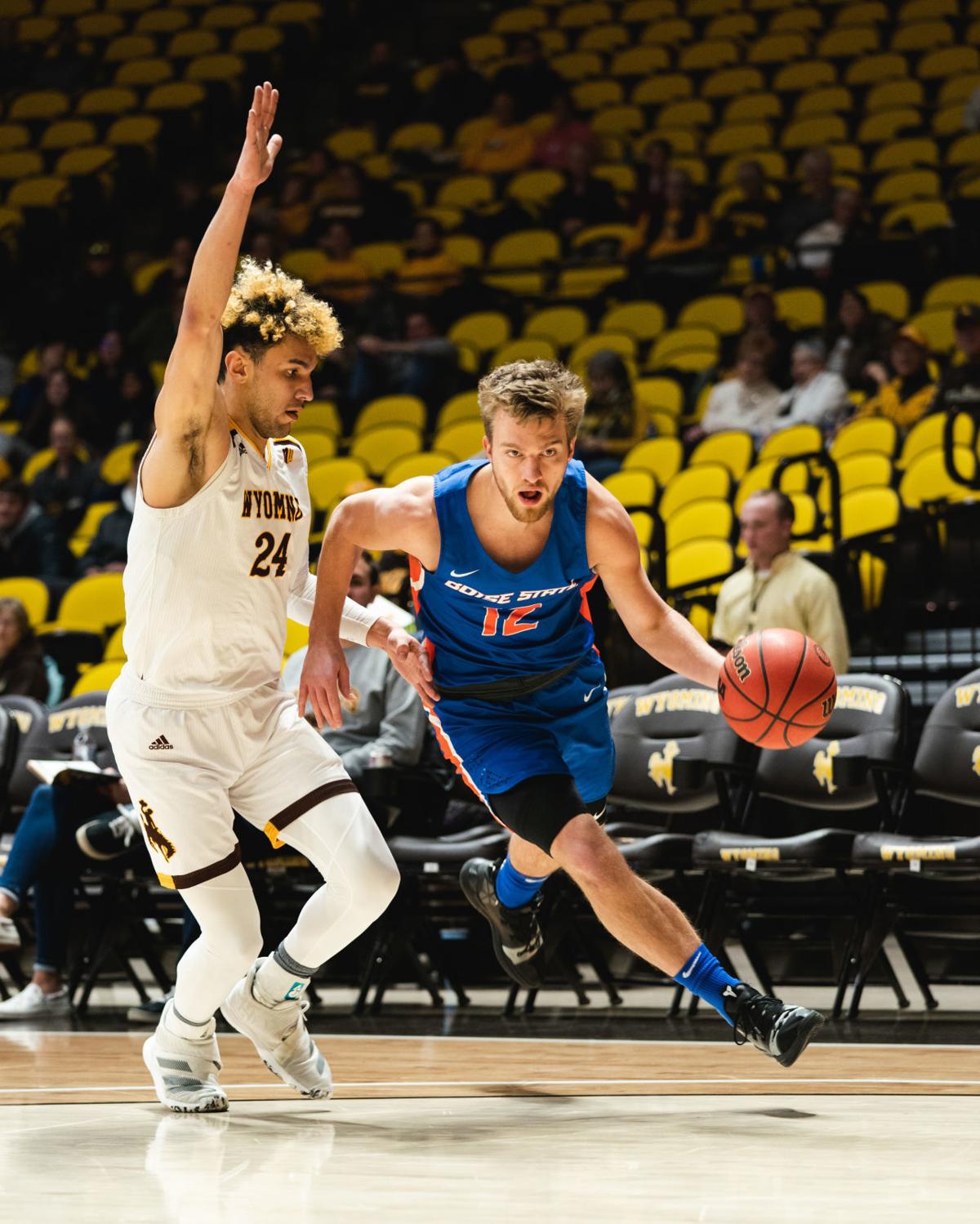 Wyoming Loses Late Lead Falls To Boise State Men S Basketball