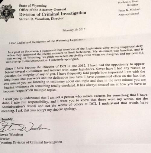 Steve Woodson apology