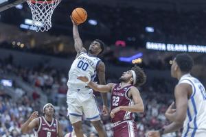 Kentucky guard Otega Oweh had 35 points, eight rebounds and seven assists in UK’ s 89-84 overtime win over Santa Clara in the 2026 NCAA men’ s basketball tournament round of 64. UK and Louisville represented the commonwealth of Kentucky in 2026 men’ 