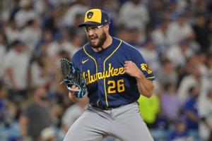 BASEBALL-MLB-LAD-MIL/