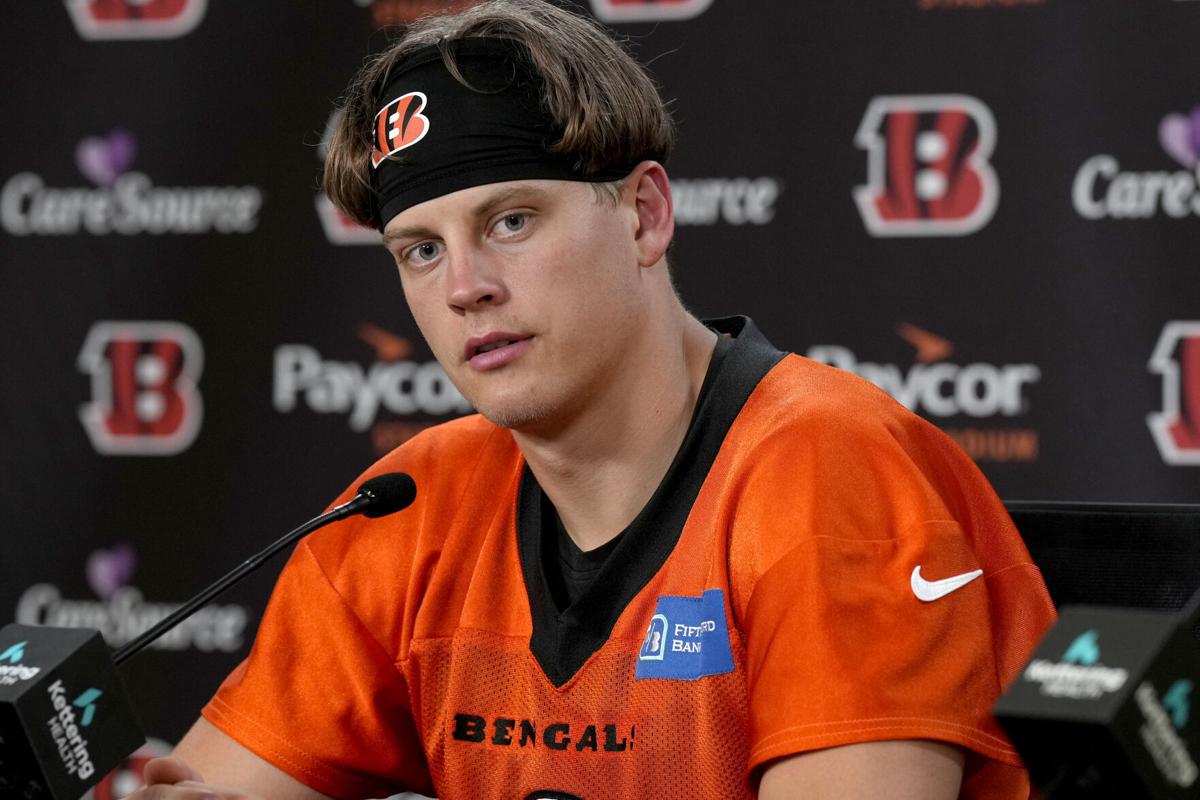 NFL_Jerseys Jersey Cincinnati''Bengals''''NFL'' Joe Burrow Orange
