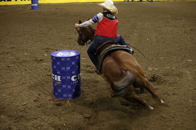 Barrel racing sisters set the pace at the College National Finals Rodeo