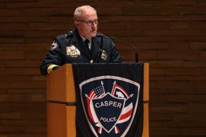 Police Chief Shane Chaney gets sworn in (Copy)