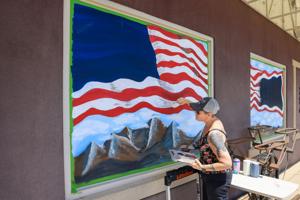 America 250 painting