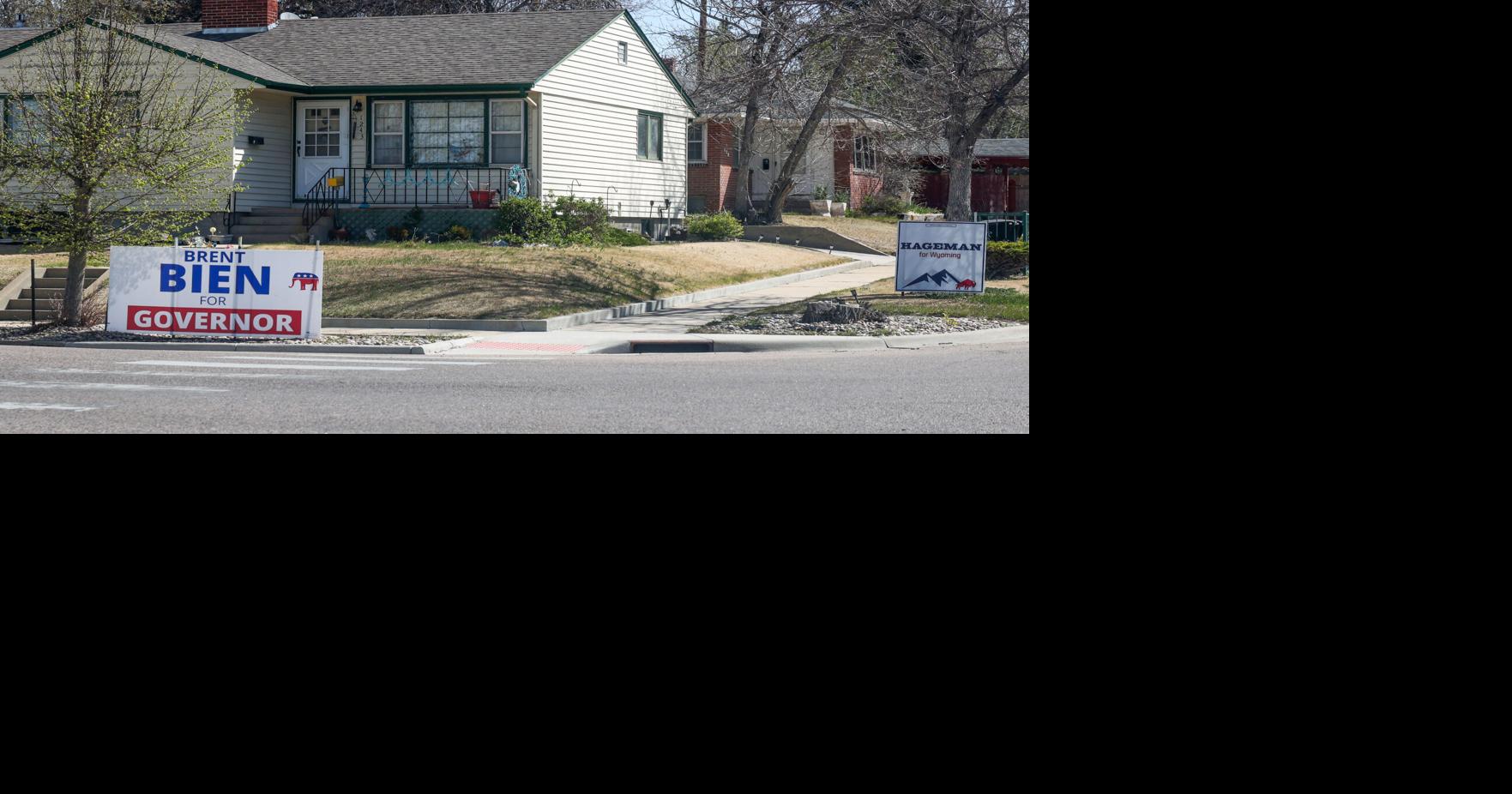 Stick it, don’t block it: Here’s the deal about political signs in Casper