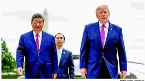 Trump begins summit with China's Xi