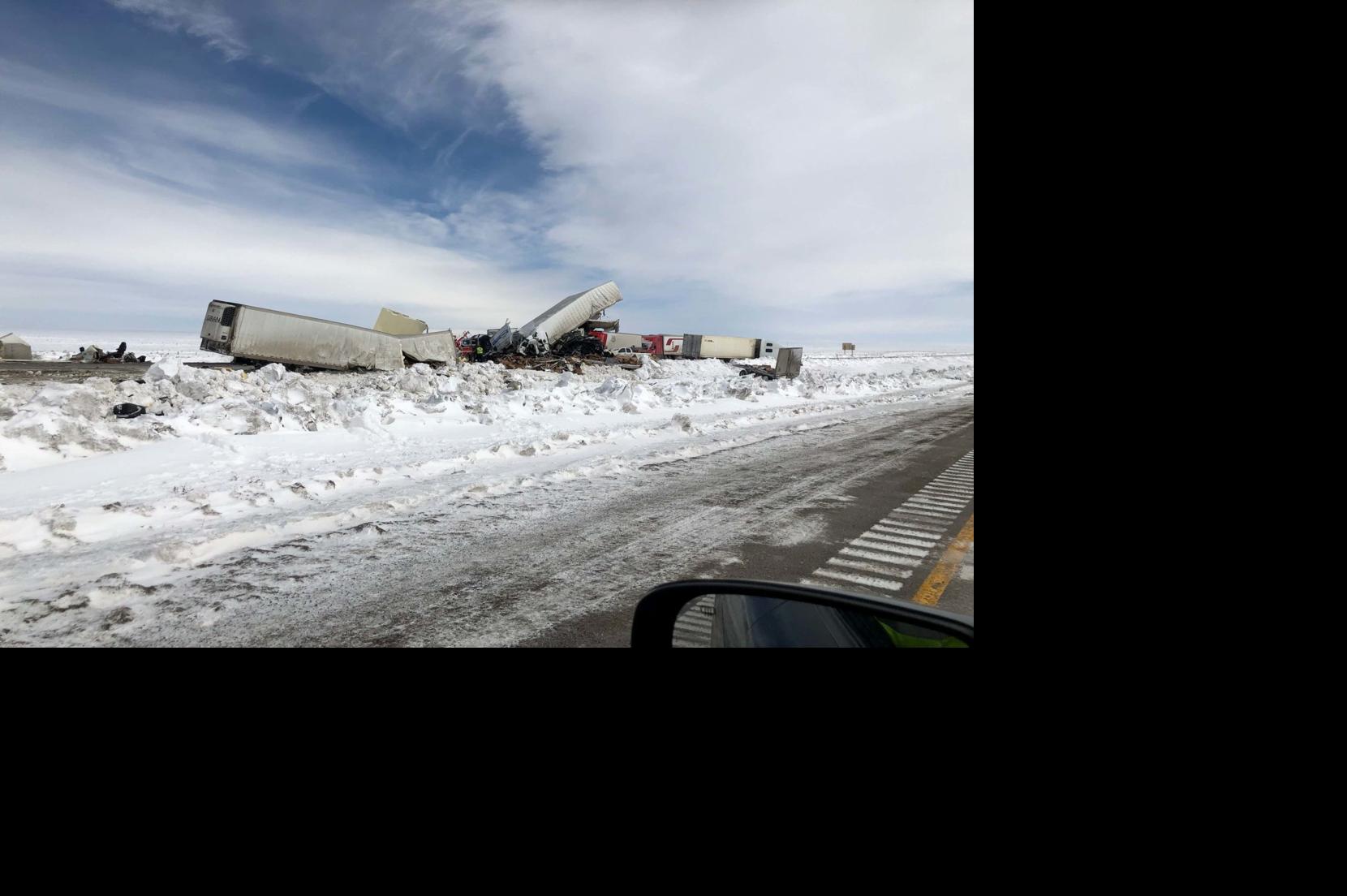 Three Die In Massive Wreck On Interstate 80 Highway Remains Shut