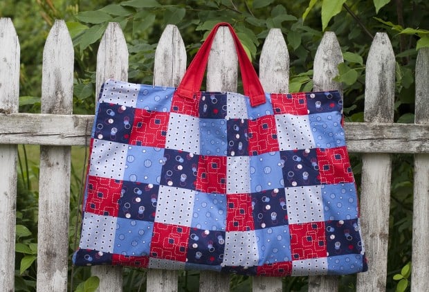 Waterproof picnic store blanket tote