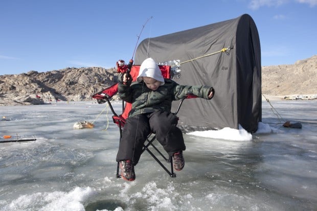 Basic to opulent, how anglers stay warm on the ice