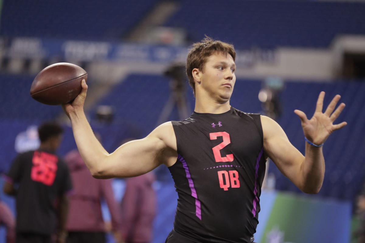 Photos: Former Wyoming quarterback Josh Allen at the NFL ...
