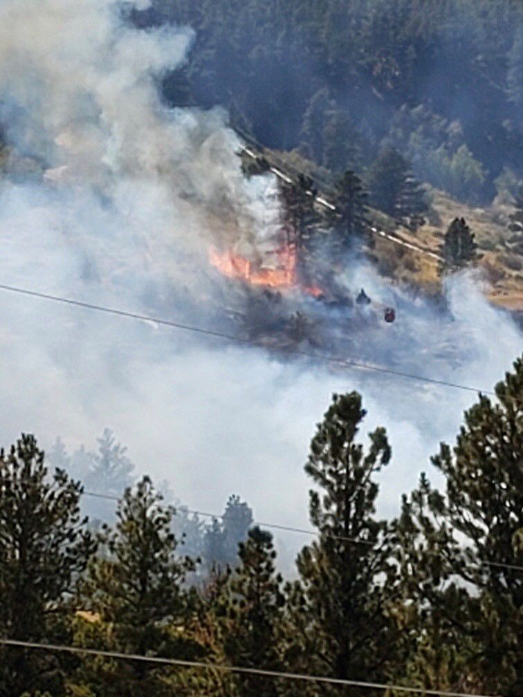 Evacuations ordered as Casper Mountain fire burns; one structure lost ...