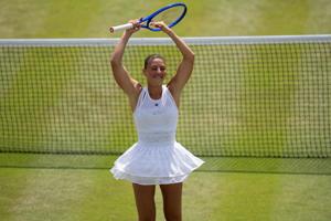 Marta Kostyuk, Jasmine Paolini reach Wimbledon quarterfinals