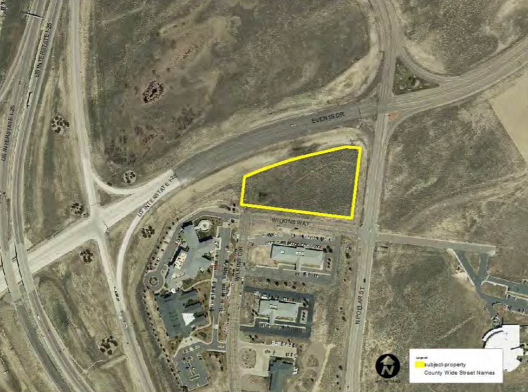 Zone change map Wilkins Way