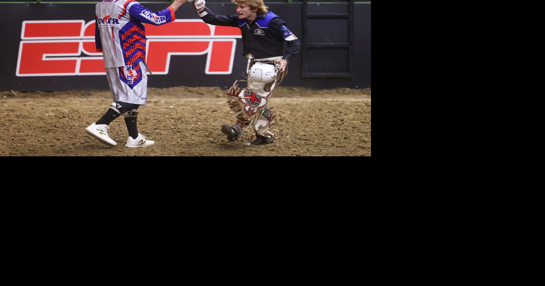 PHOTOS: College National Finals Rodeo action heats up on Thursday night