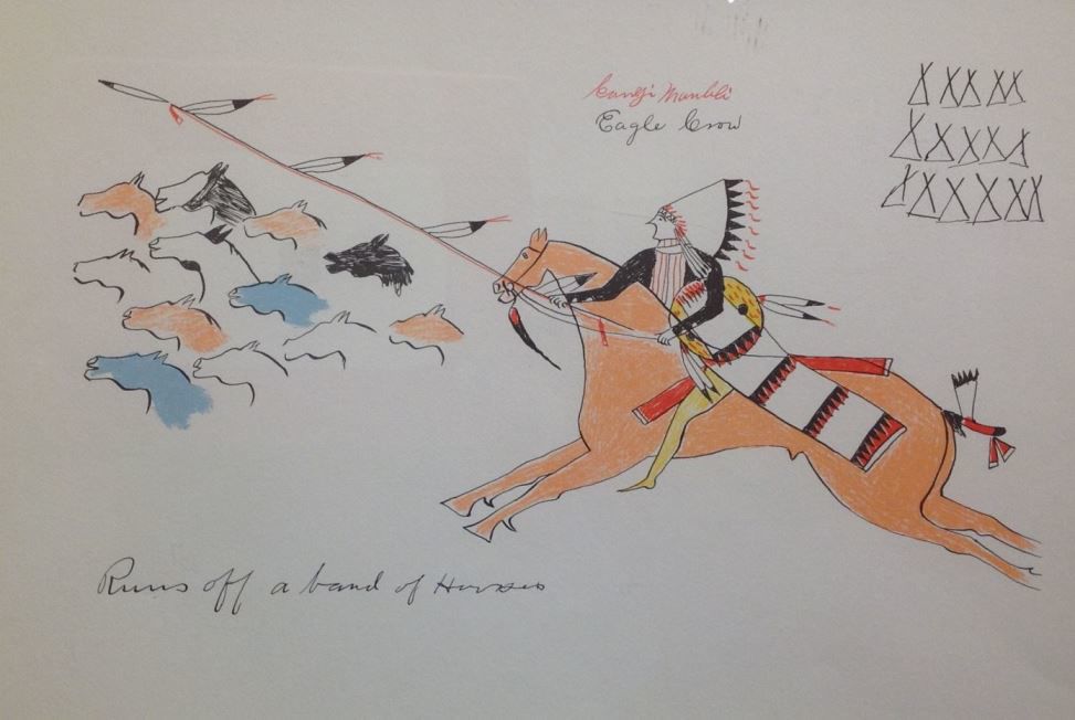 Ledger drawing exhibit displays lives of Lakota artists at Fort Caspar