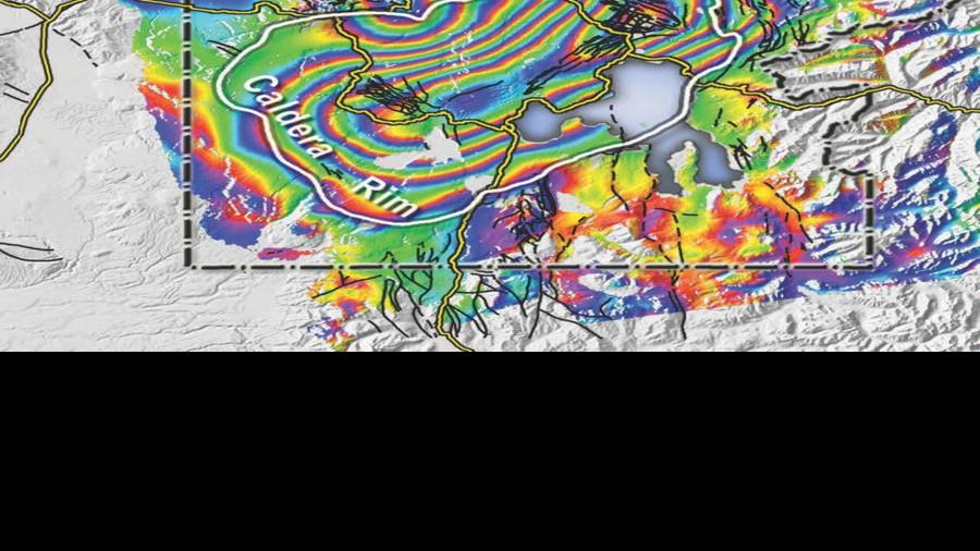 Satellite's radar tracks Yellowstone's rise and fall Wyoming News