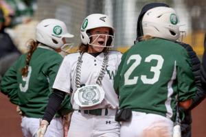 PHOTOS: Trojan softball sweeps Jackson in a pair of run-ruled games