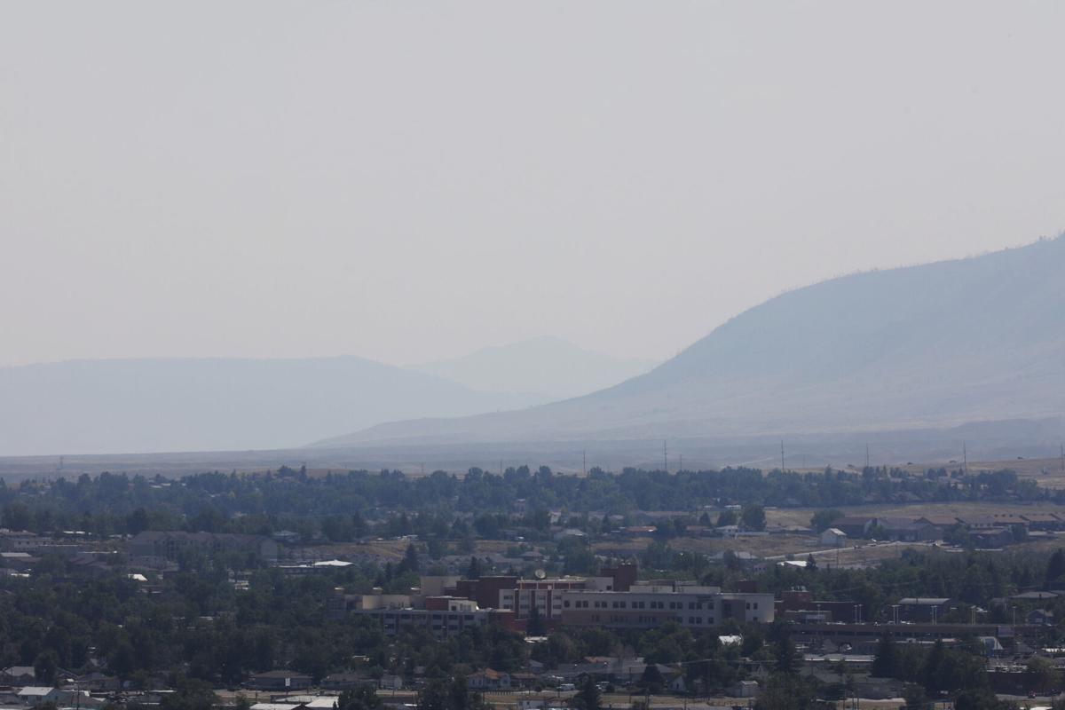 Haze from Idaho fire covers central Wyoming, air quality alert issued