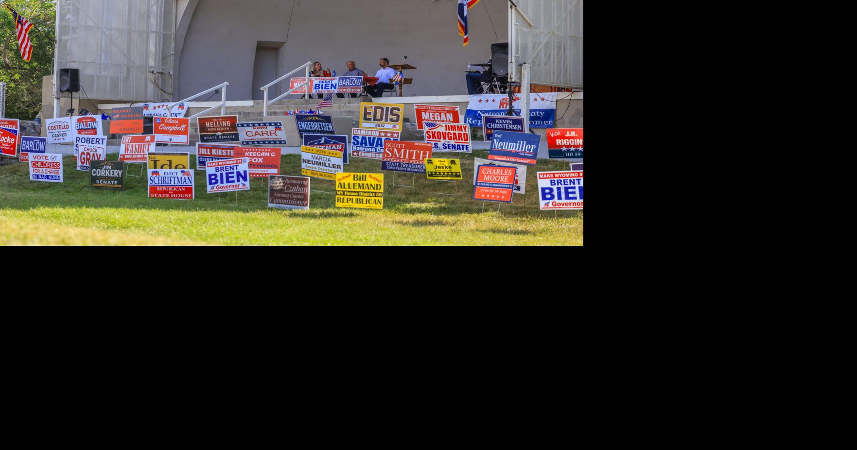 PHOTOS: Wyoming governor’s race steals the spotlight at Politics in the Park in Casper