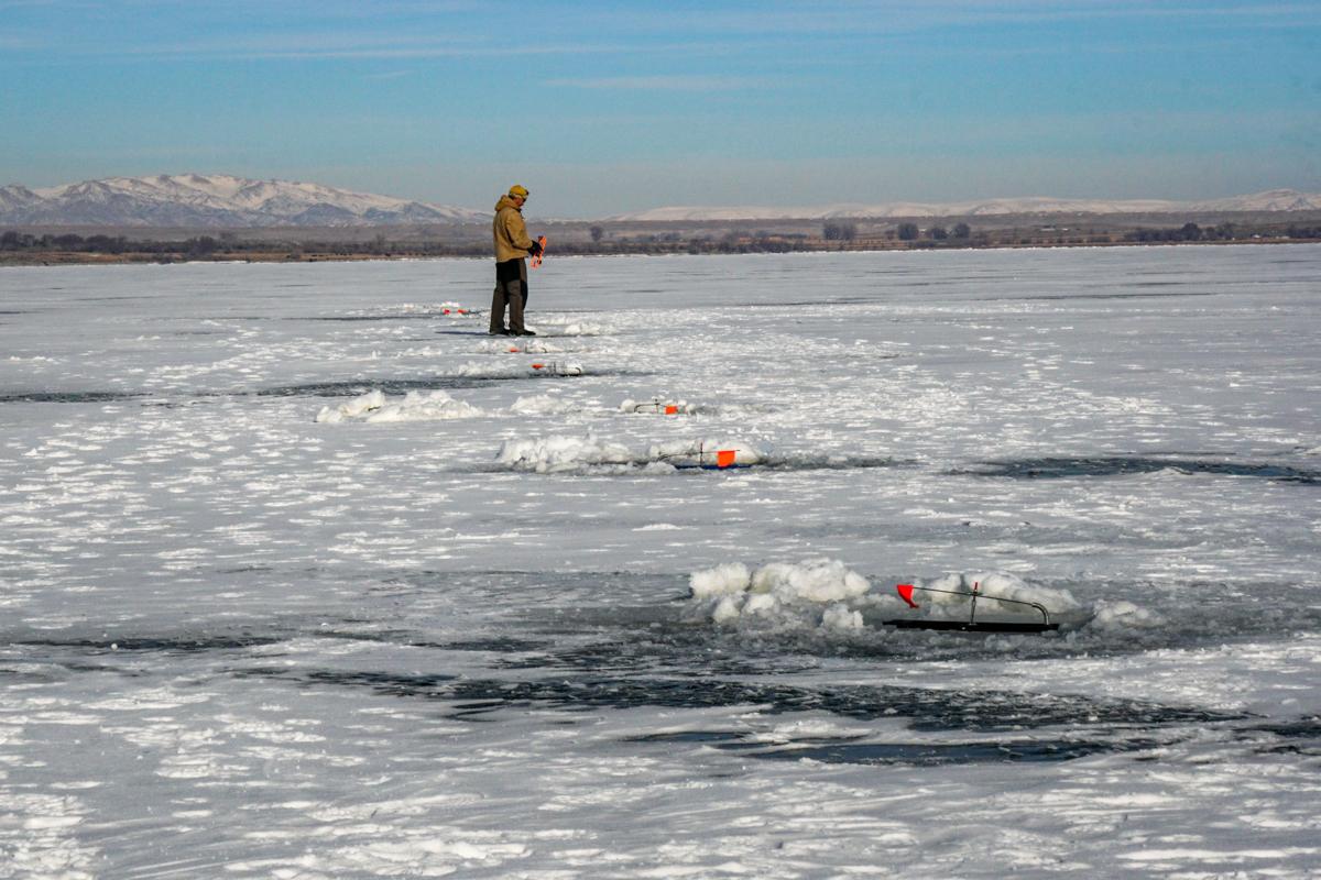 The path to winning thousands of dollars in an ice fishing tournament begins before hitting the