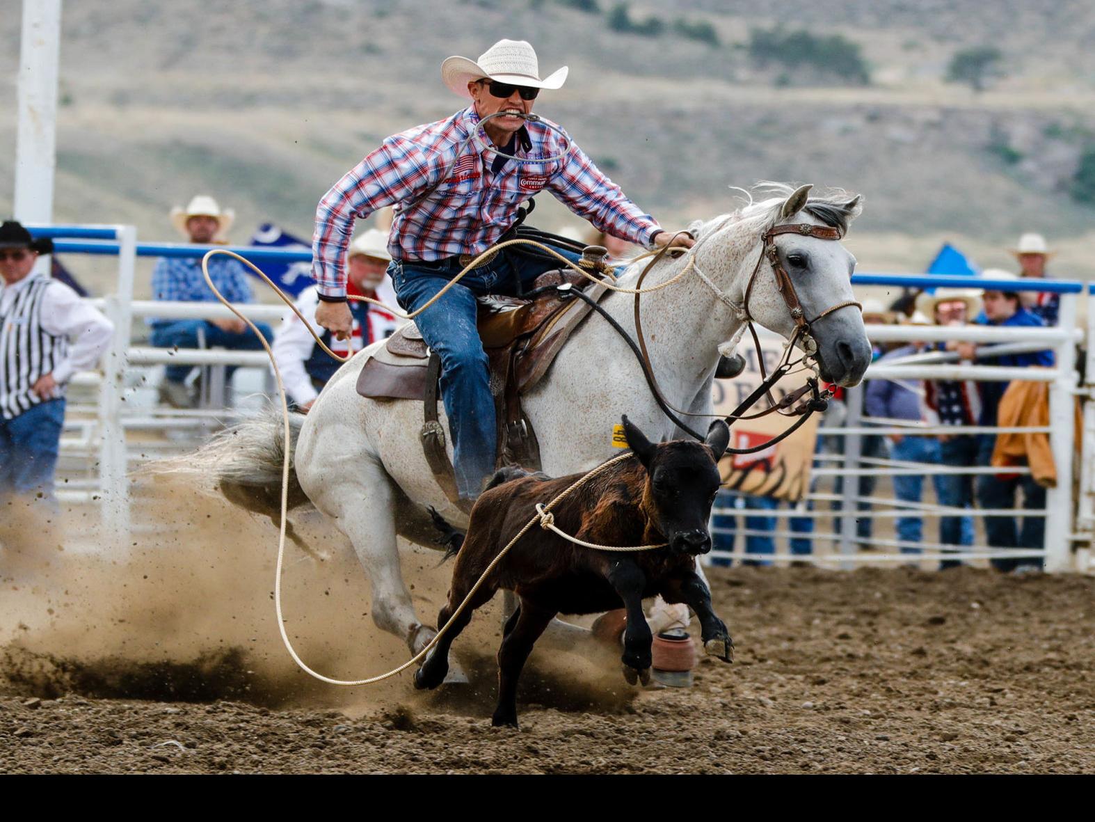 Tuf Cooper Wins Tie Down Roping At Cody Stampede For Second Year In A Row Rodeo Trib Com