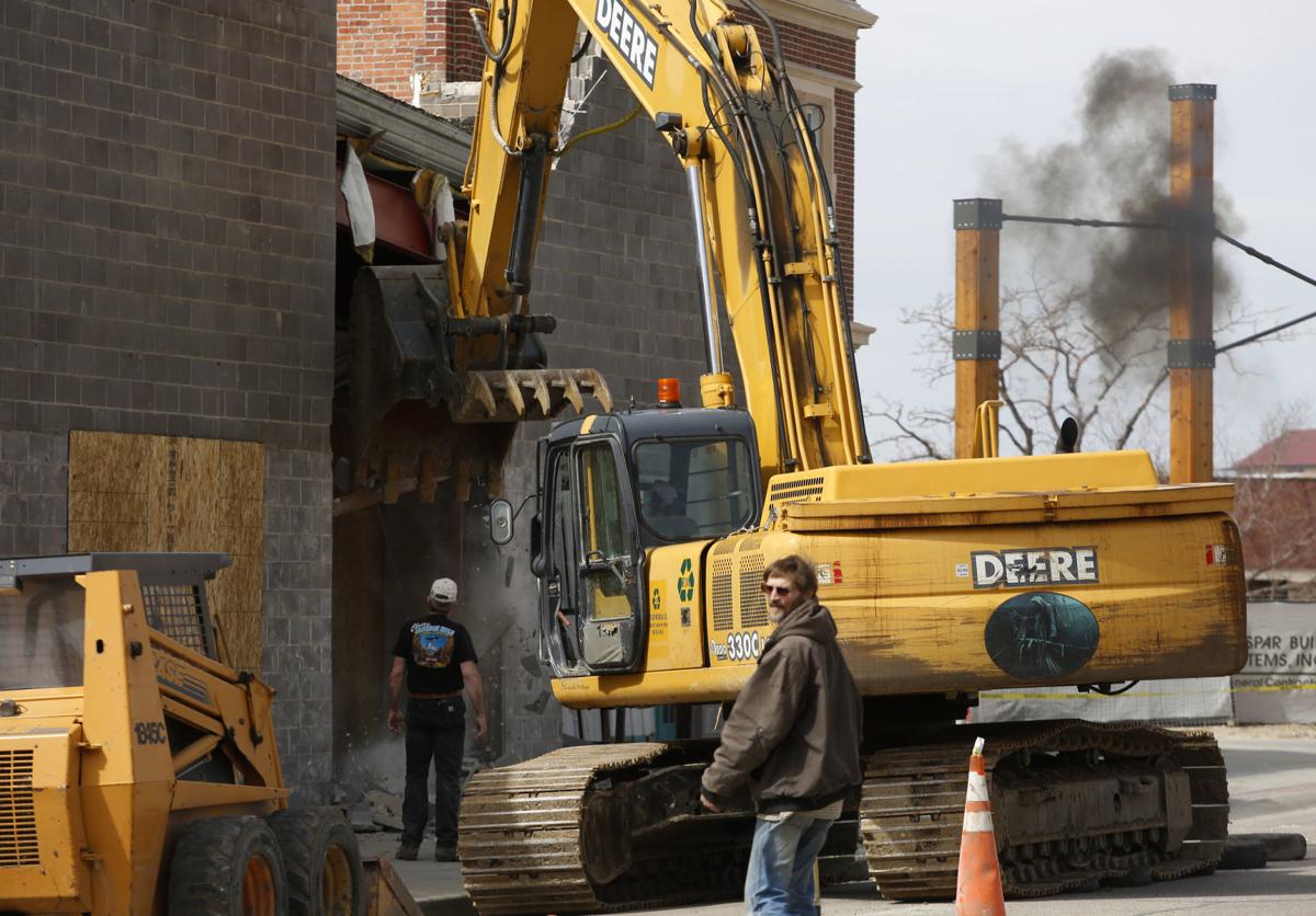 Downtown demolition