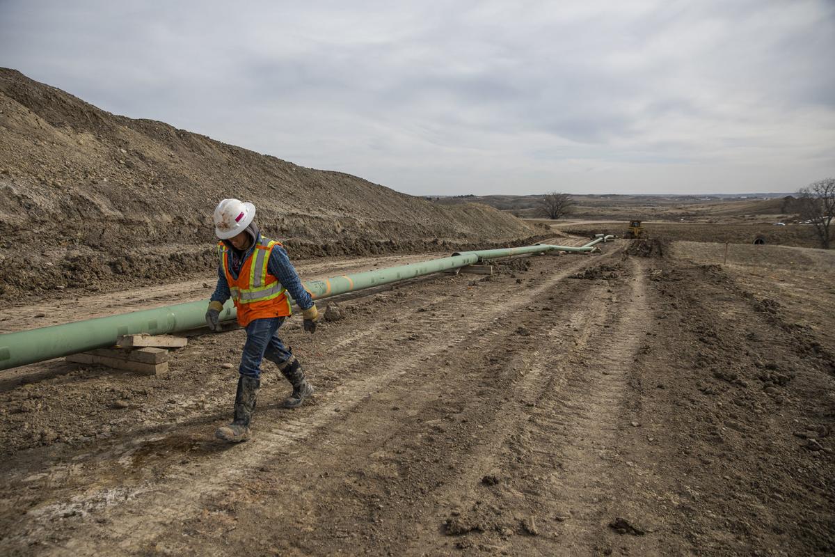 A network of pipeline is spreading in Wyoming as energy companies