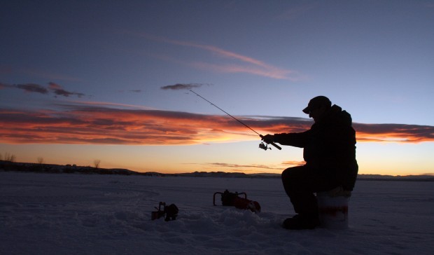 Cold weather brings ice fishing earlier than normal in Wyoming