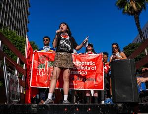Democratic Socialists of America Communications Chair Leslie Chang speaks about her organizationÕs efforts to change policy