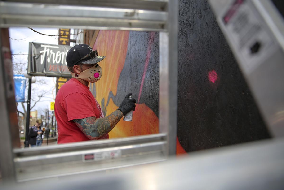 Spray Paint Artist Brings Color To Casper Casper Trib Com