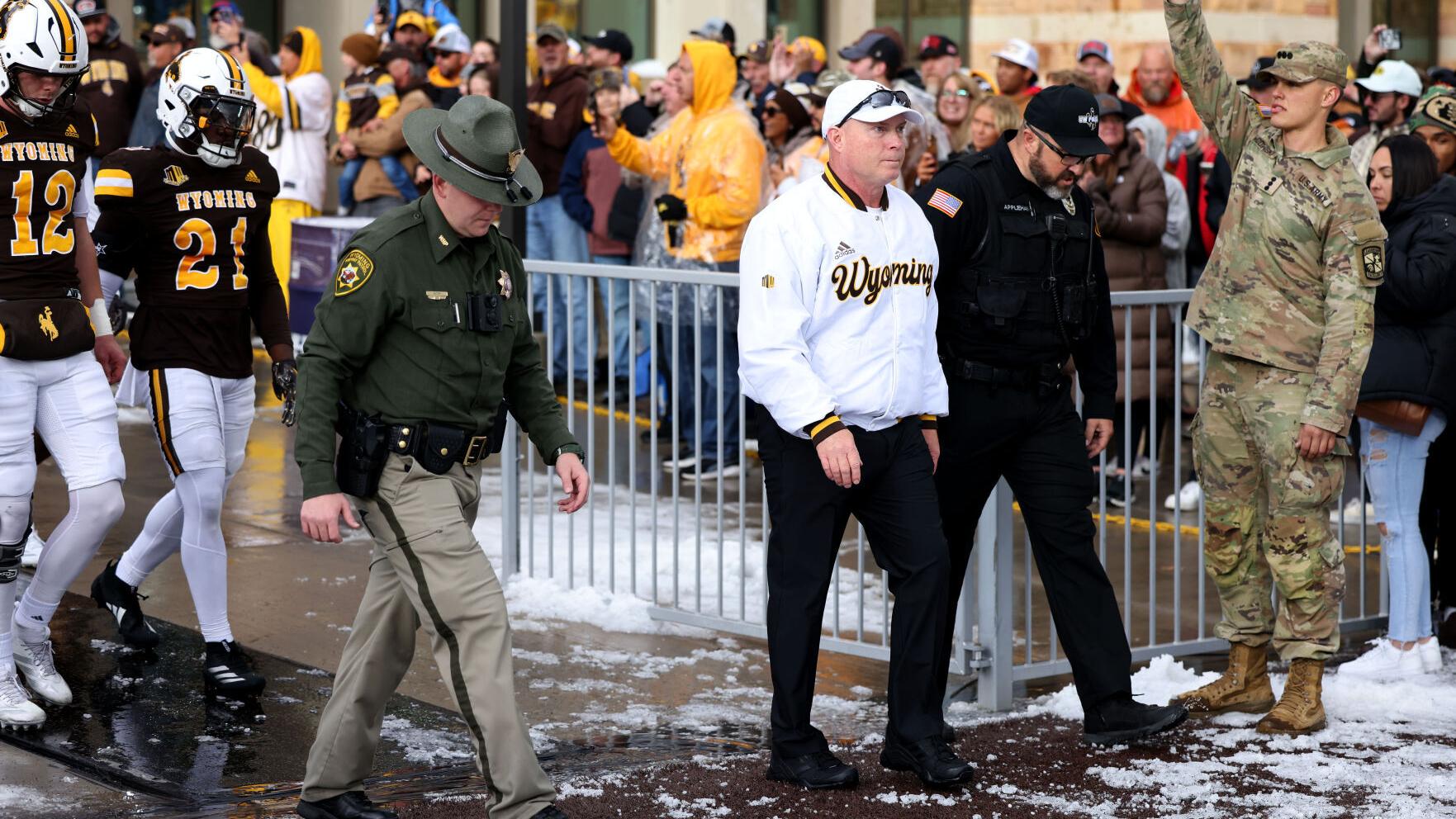 The Wyoming football coach spoke out about the JAC budget cuts. Here's what he had to say