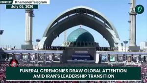 Khamenei’s Three Sons Spotted CRYING At State Funeral; Supreme Leader Mojtaba Remains Absent | Iran