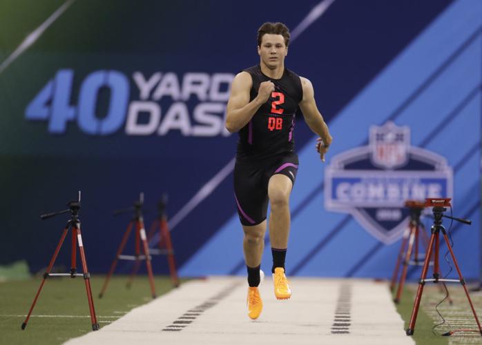 Wyoming's Josh Allen Outshines Everyone in QB Drills at the NFL