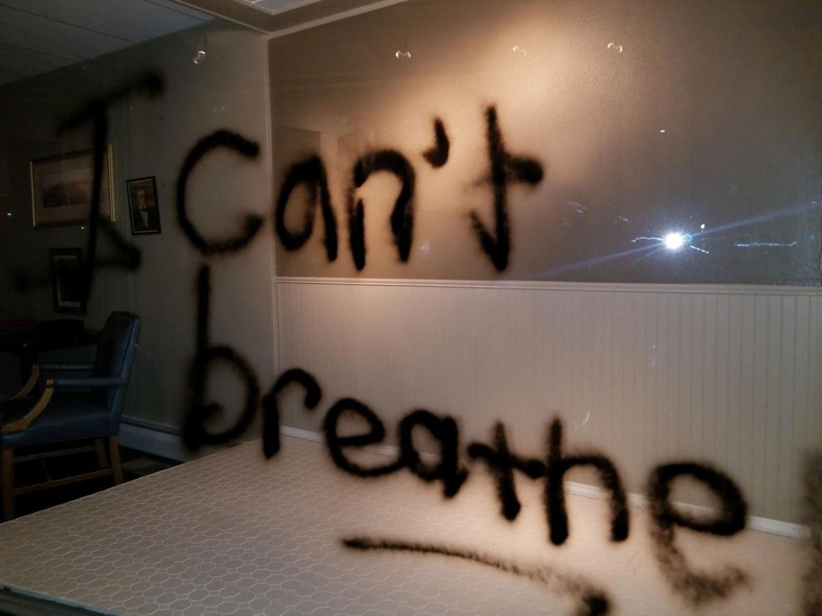 Vandalism at Republican Party Headquarters