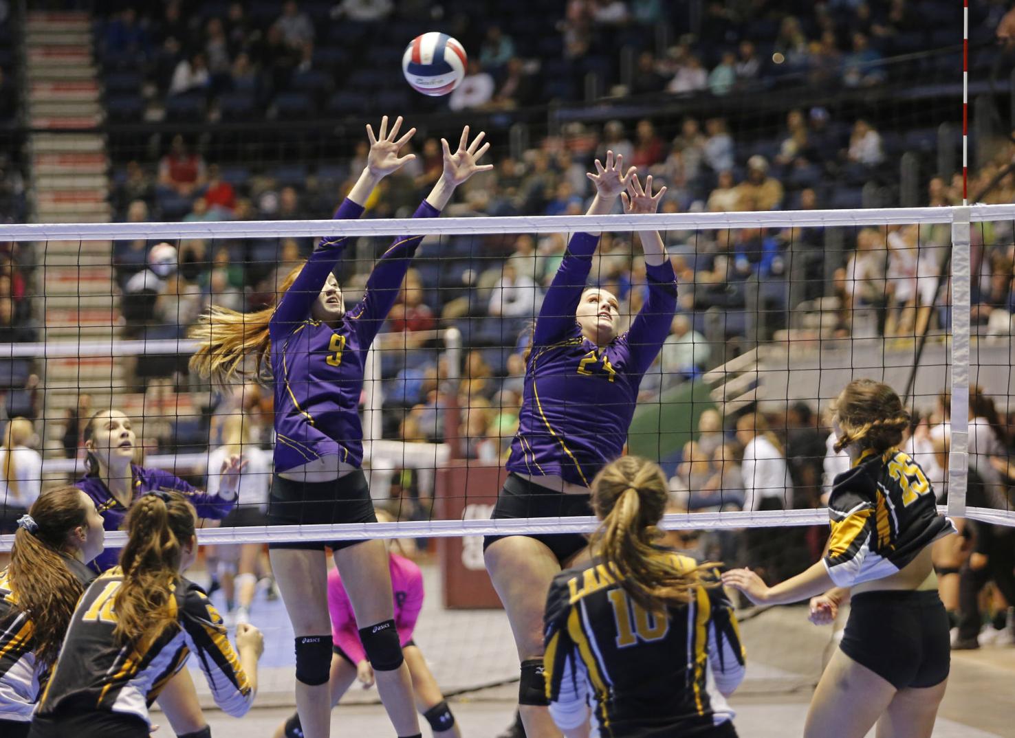 Photos Four teams claim Wyoming state volleyball titles Volleyball