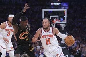 BASKETBALL-NBA-NYK-CLE/