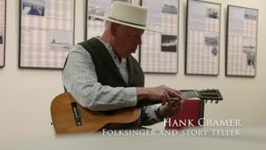 Folksinger and story teller Hank Cramer tells a story about the Oregon Trail